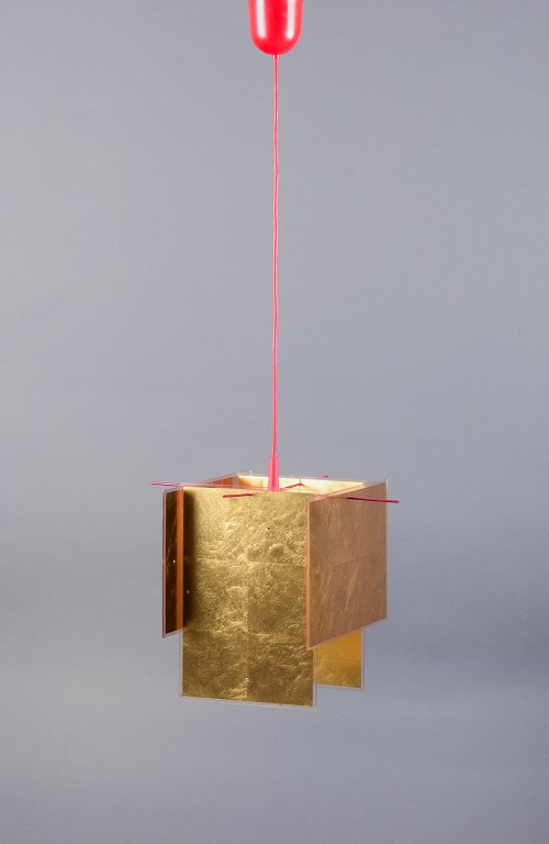 Axel Schmid for Ingo Maurer.Pendant model 24 Karat Blau.