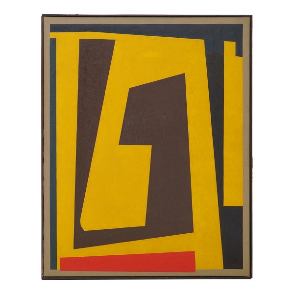 Paul Gadegaard, 1920-92, oil on canvas. Signed and dated 1953. Visible size: 73x60cm. Mit Rahmen: 74x61cm