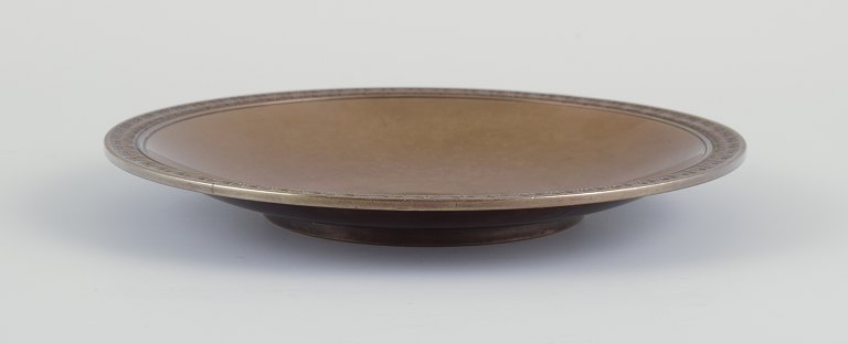 Just Andersen. Bronzeskål.Klassisk design.