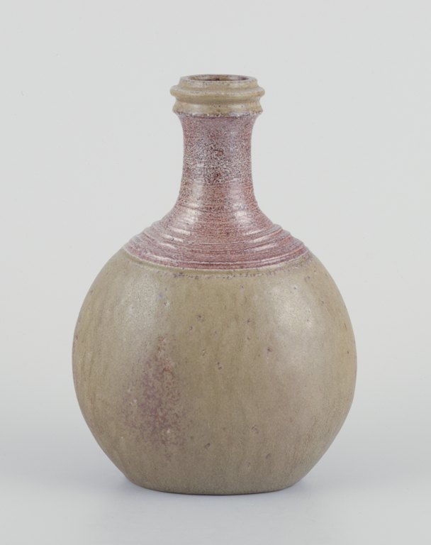 Nils Kähler for Kähler.Ceramic vase, rare shape.