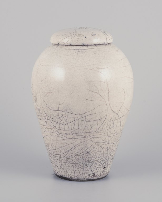 Anita Wederbrand, Swedish studio ceramist.Unique lidded bowl.