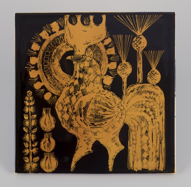 Olle Alberius for Rörstrand, Sverige.
Vægrelief af keramik.