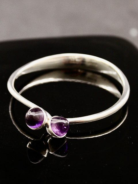 Bent Knudsen  bangle with amethyst