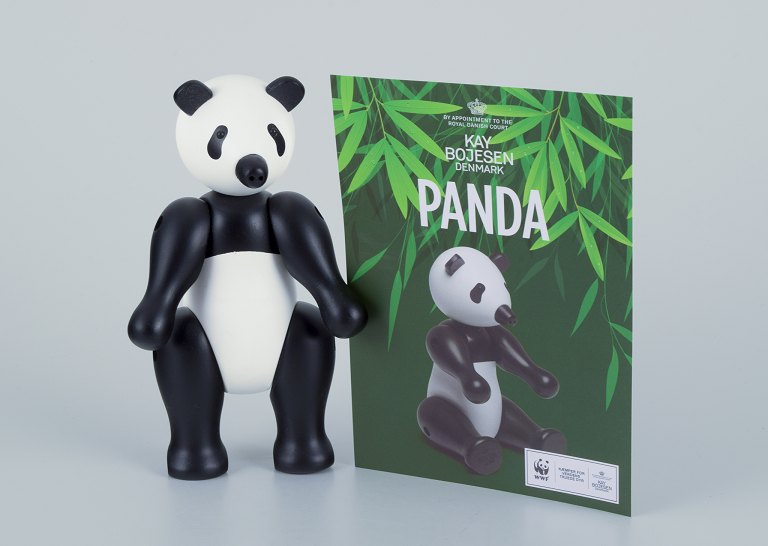 Kay Bojesen, dansk designer.Panda af bøgetræ.
