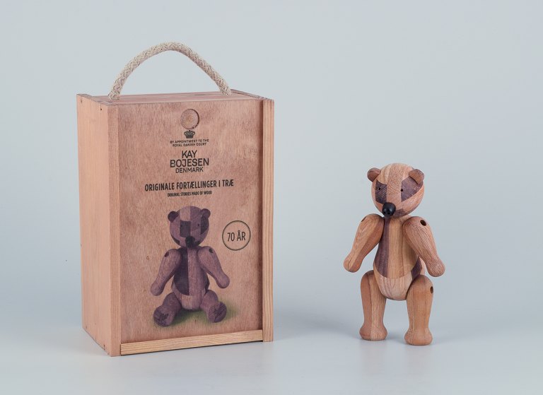 Kay Bojesen, Danish designer.Bear crafted from various types of wood.