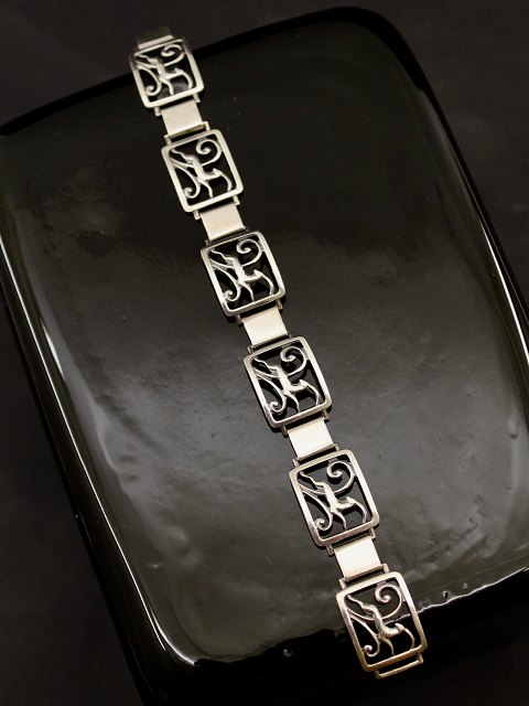 Art deco 830 silver bracelet