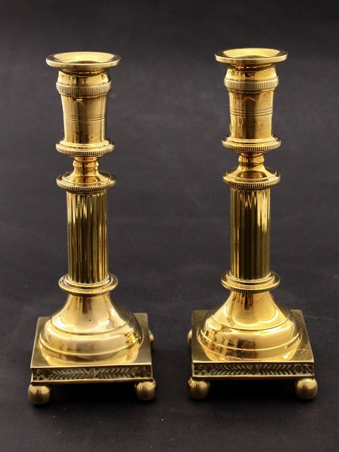 Brass candlesticks