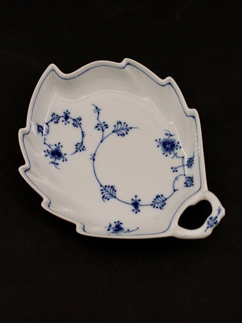 Royal Copenhagen blue fluting leaf-shaped dish 357