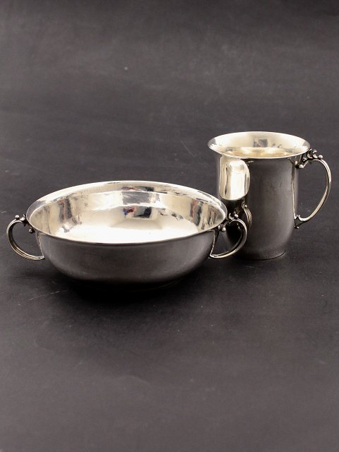 Georg Jensen Sterling sølv sukker fløde sæt #456