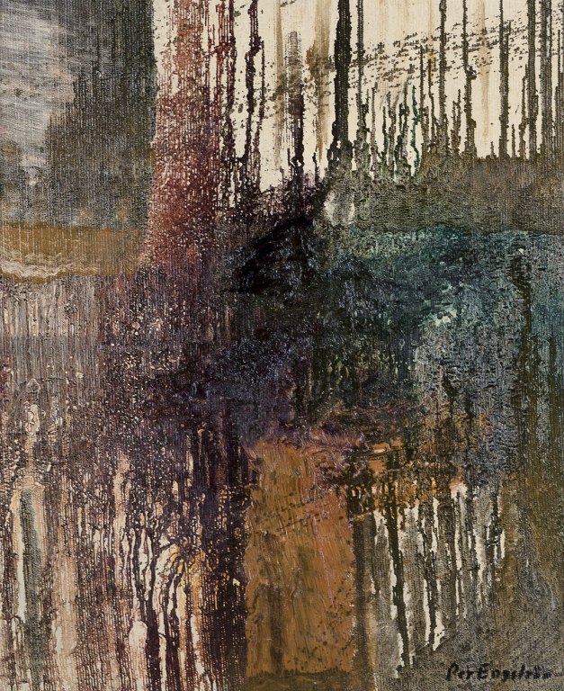 Per Engström (1873–1931), Swedish artist.
Oil on canvas.
Abstract composition.