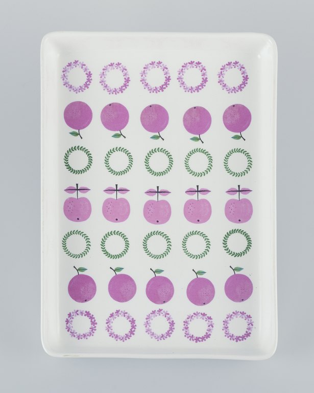 Stig Lindberg for Gustavsberg.
Square ‘Pynta’ tray in faience.