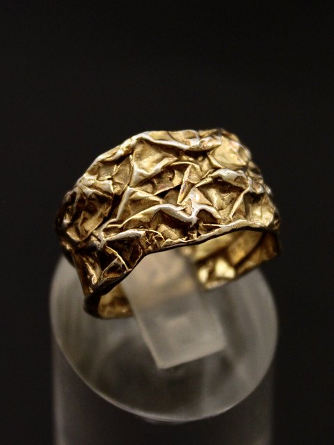 Chocolate ring sterling silver