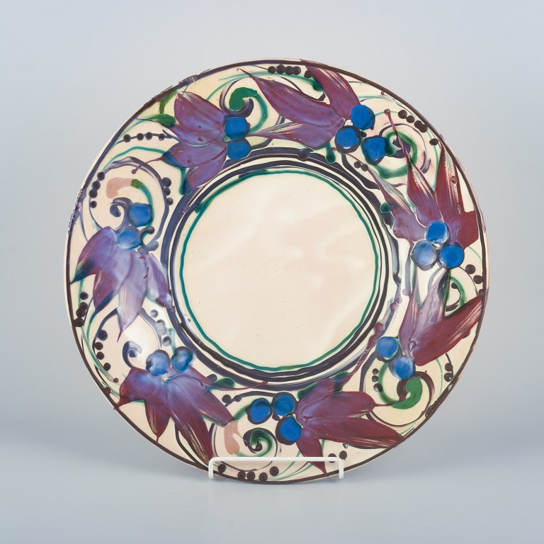 Kähler dish, hand-painted.