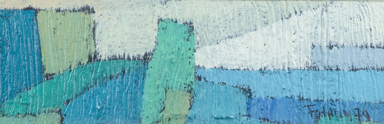 Gunnar Fohlin, Sweden.Oil on cardboard, 1979.