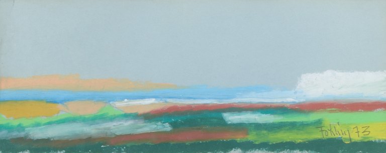 Gunnar Fohlin, Sverige.
Pastel på papir, 1973.