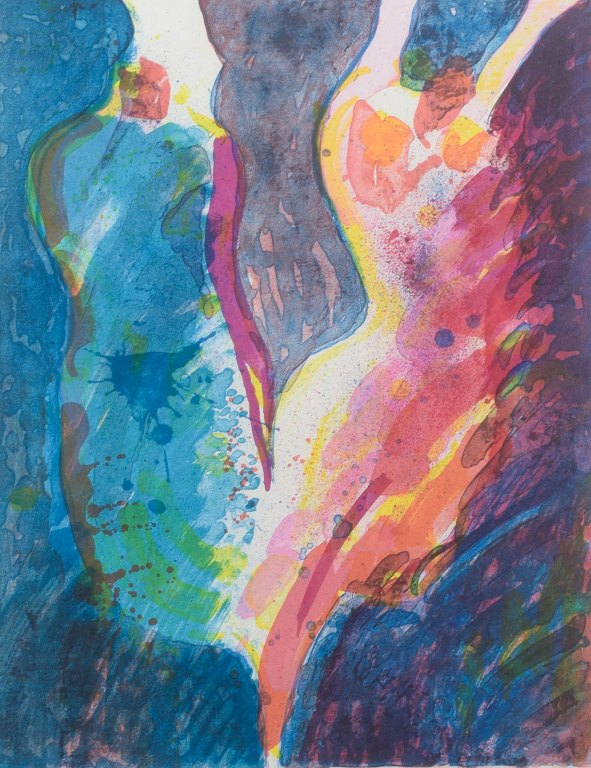 Hans Tyrrestrup. Litografi.