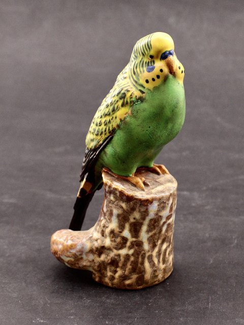 Royal Copenhagen green budgie