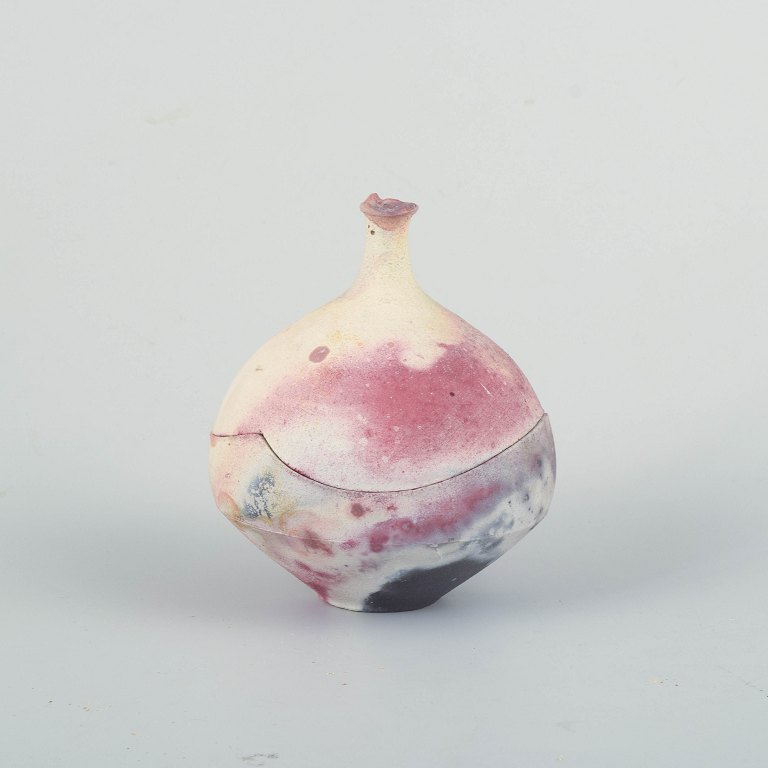 Scandinavian Studio PotterLidded jar, 1980s/90s.