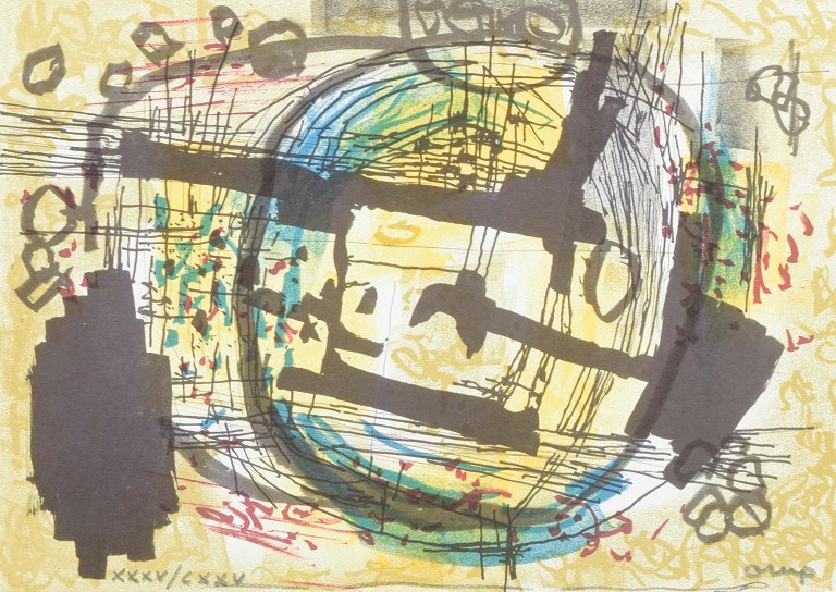 Bengt Orup
Farvelitografi. Signeret med blyant samt nummereret.