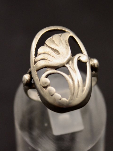 830 silver vintage ring