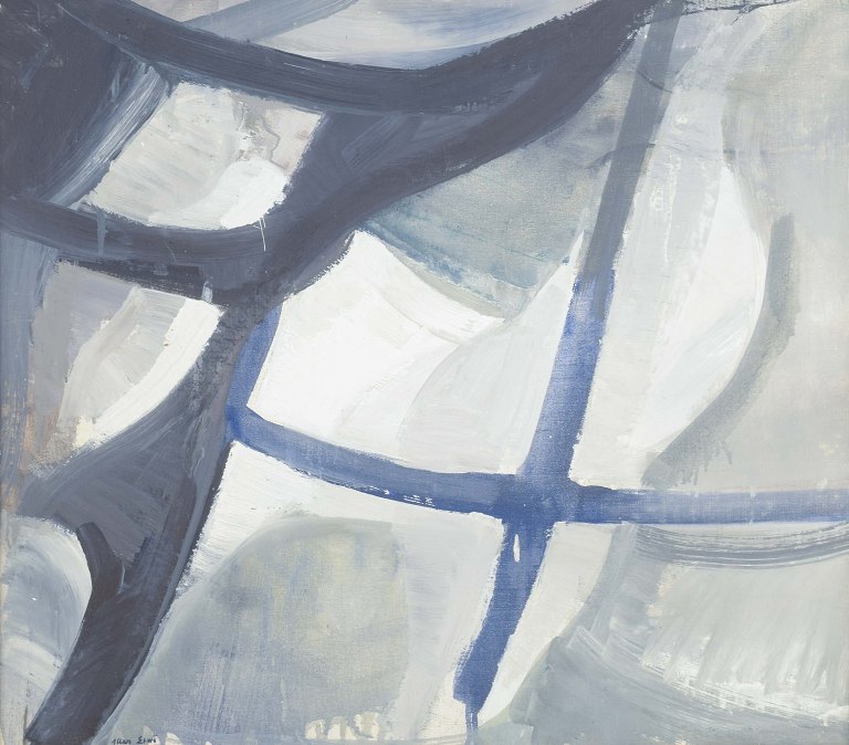 Allan Erwö
“Rummets former”.
Olie på lærred.