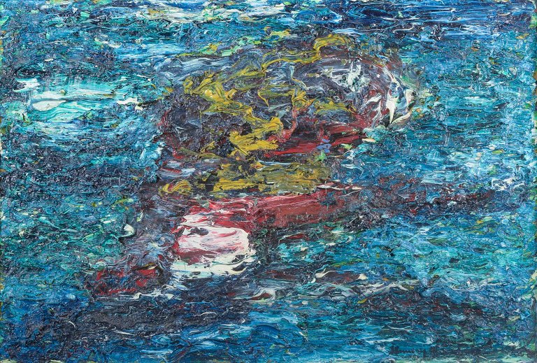 Skandinavisk kunstner
Abstrakt komposition.
Olie på lærred.