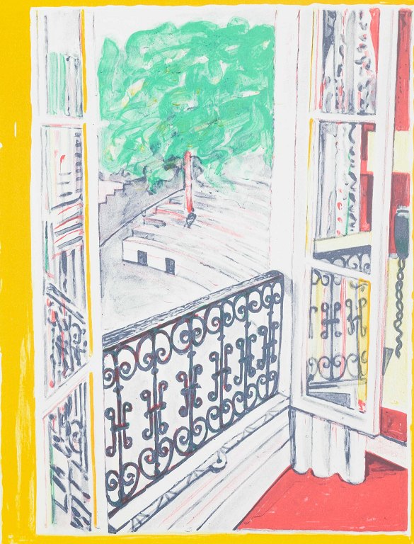 Søren Elgaard (f. 1951)
Farvelitografi.