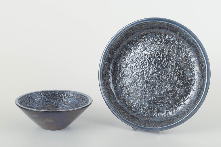 Ingrid Atterberg for Upsala-EkebyTwo bowls, models 2450 and 2452, 1960s.