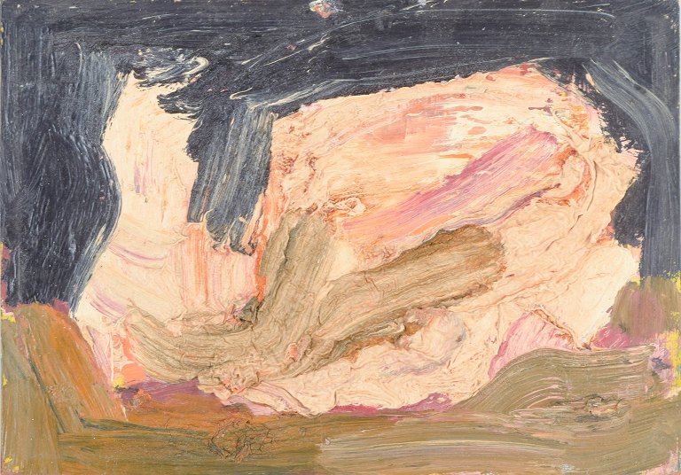 Ubekendt kunstner
Olie på træplade. Ca. 1960’erne.