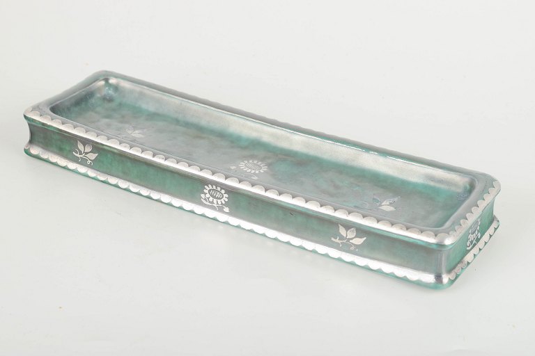 Wilhelm Kåge for GustavsbergArgenta series pen tray, 1940s.