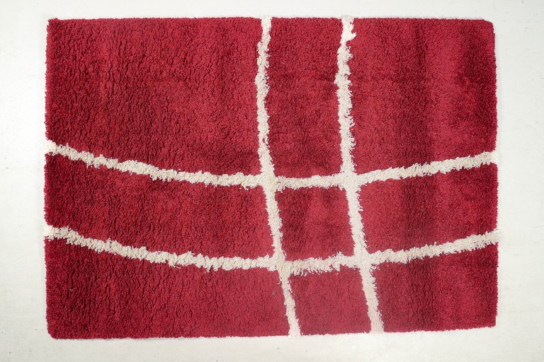 Skandinavisk designer
Rya-tæppe, 1960/70’erne.