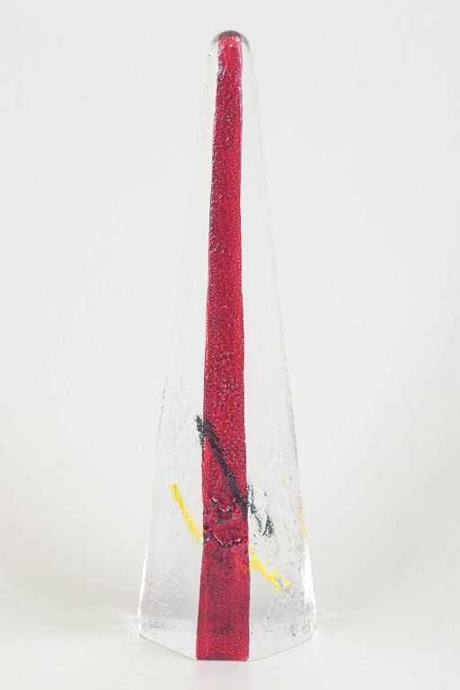 Johansfors, SwedenArt glass sculpture object, 1980s.