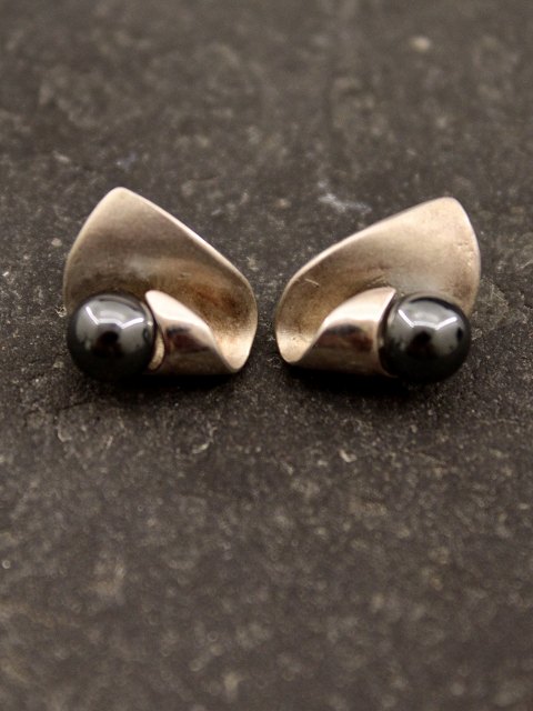 Sterling silver ear studs