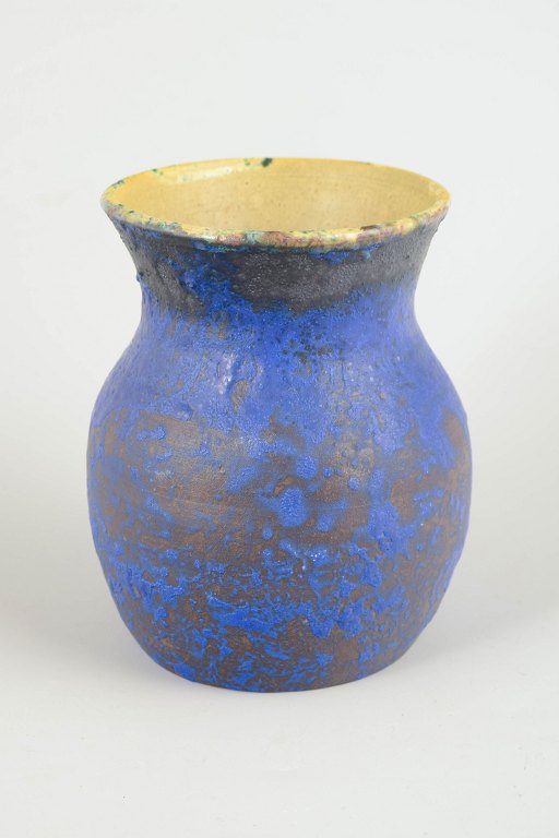 European studio ceramicist.Unique vase, c. 1960s/70s.