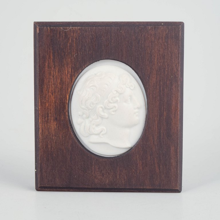 Meissen Biscuit plakette, ca. 1970’erne.