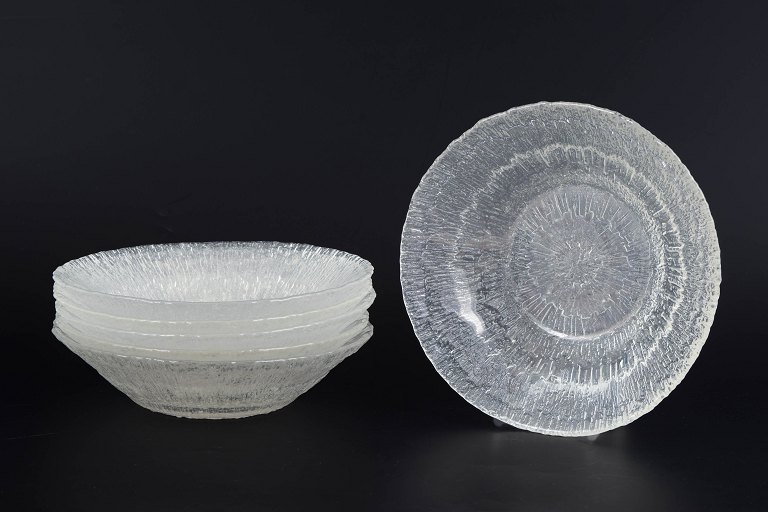 Tapio Wirkkala for Iittala, set of six bowls Hopla series.