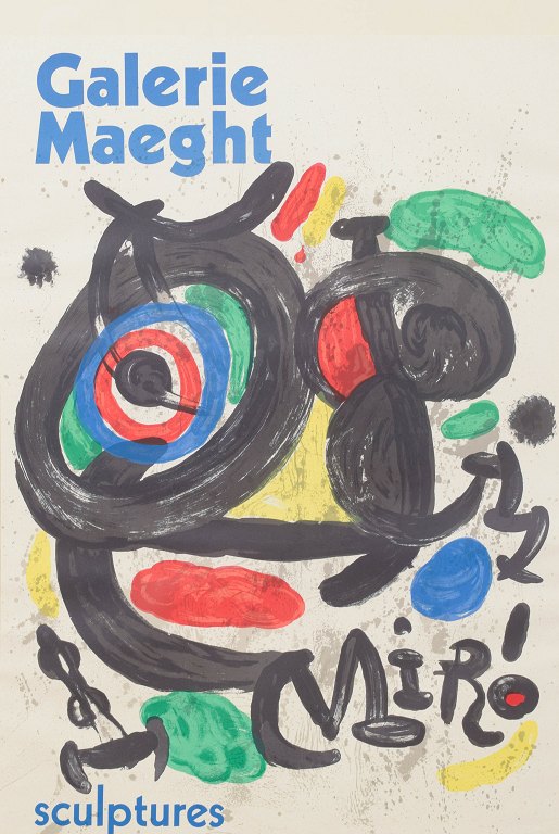Joan Miró, original plakat.