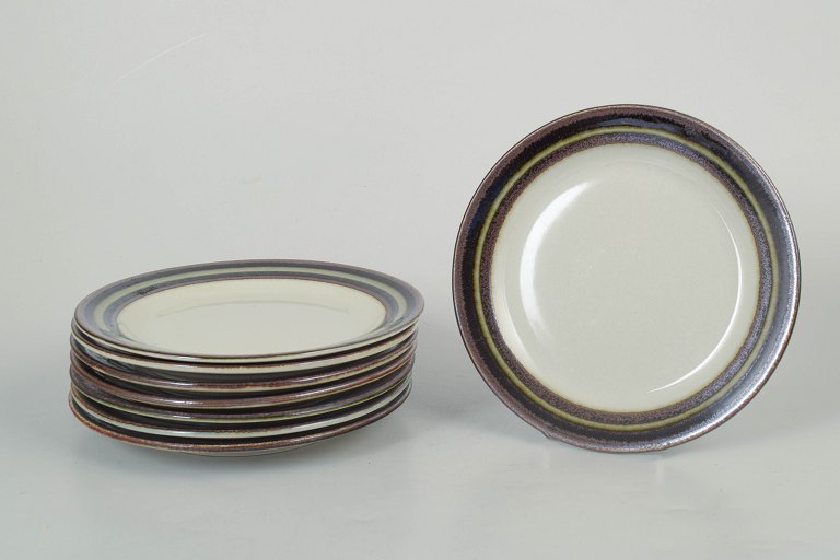 Arabia Karelia, set of eight plates.