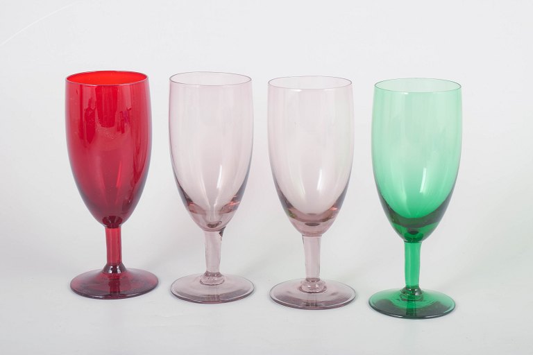 Monica Bratt for Reijmyre, set of four wine glasses.