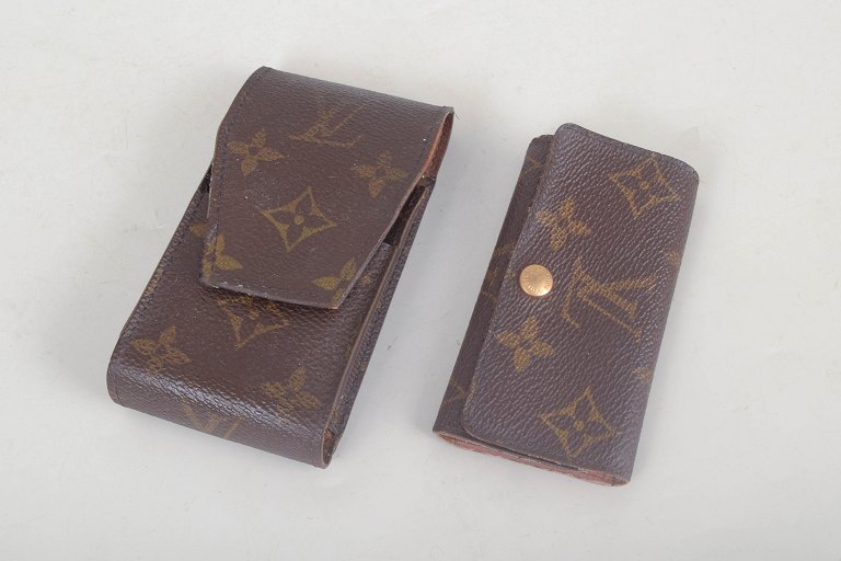 Louis Vuitton cigaretetui og nøgleetui.