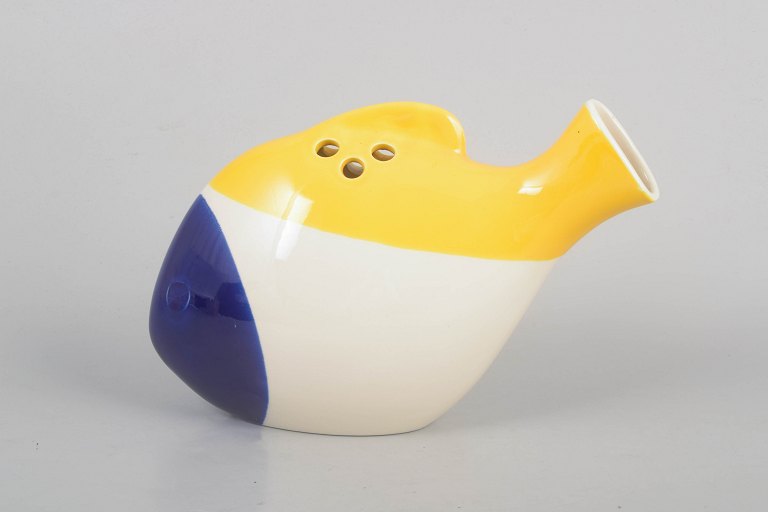 Nils Thorsson for Aluminia, Columbine Fish Vase.