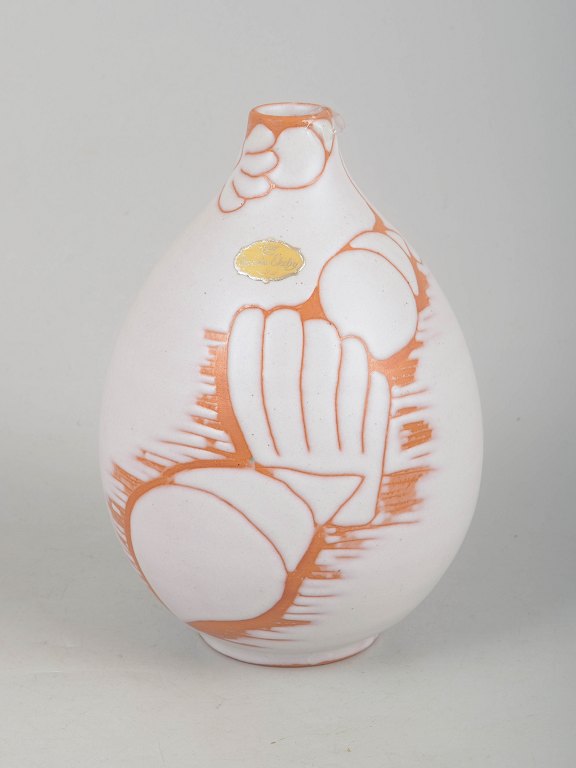 Anna-Lisa Thomson for Upsala-Ekeby, dekorativ keramikvase.