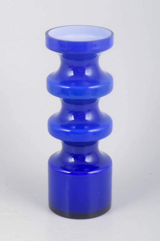 Per-Olof Ström for Alsterfors, sculptural glass vase.