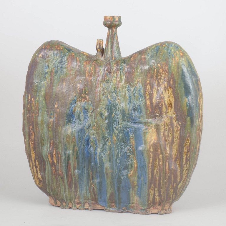 Monumental brutalist vase, 1970s.
